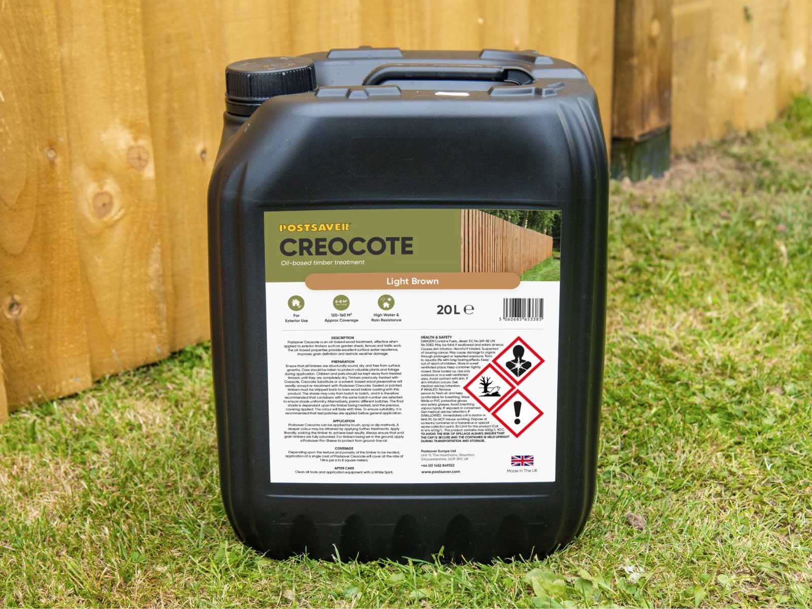 Postsaver-Creocote-Light-Brown-20L-In-Garden Postsaver-Creocote-Light-Brown-20L-In-Garden