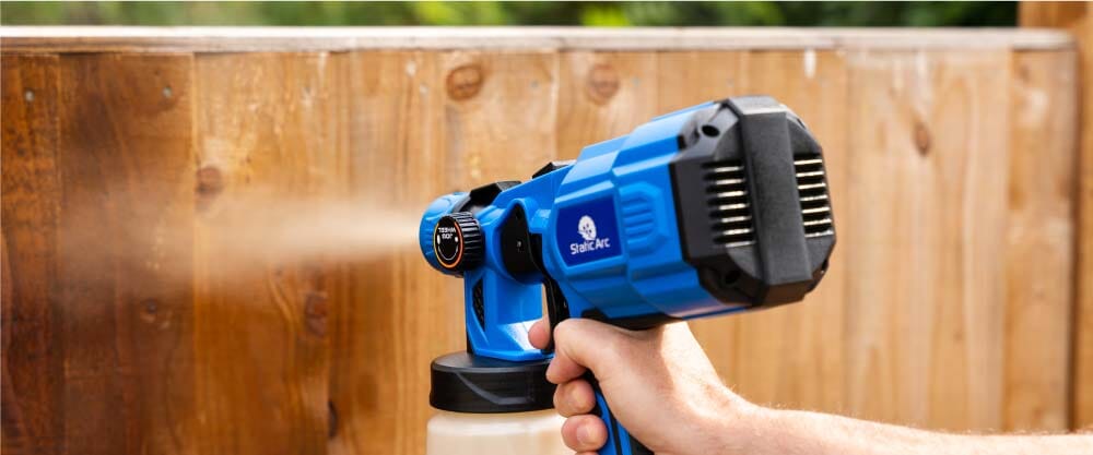 Our range of light brown and dark brown creocote and electric application sprayers make it easy to protect your fences and sheds